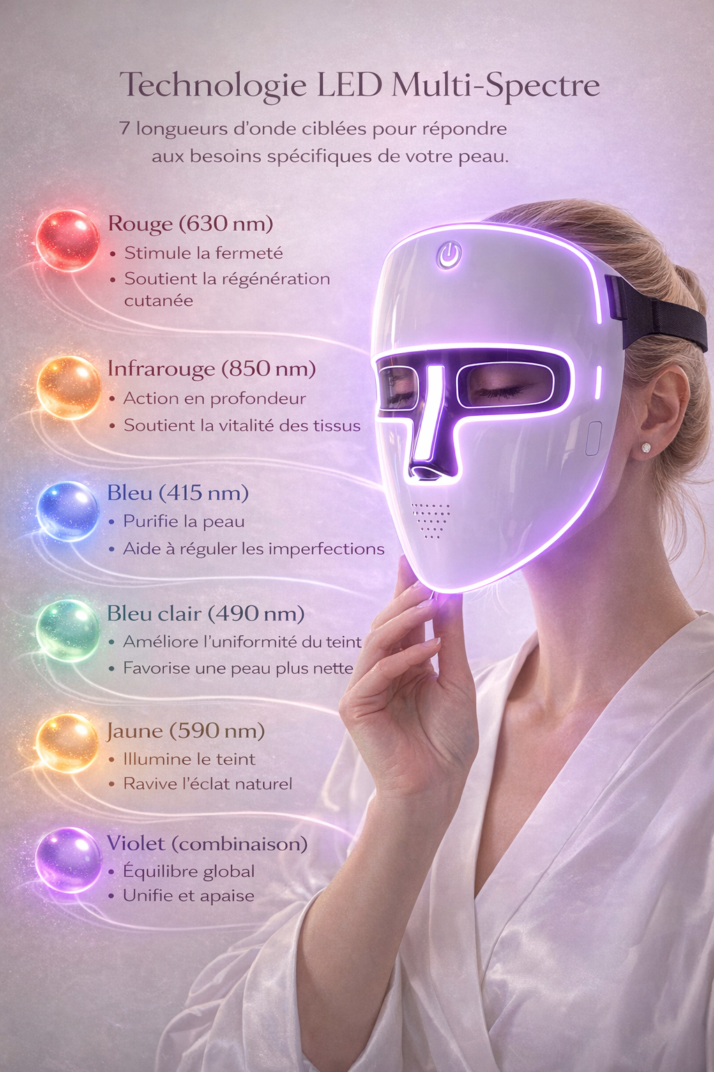 Face à Face - LED Mask